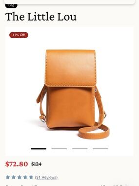 Andar - The Little Lou Small Crossbody Bag - Tan + The Little Pouch